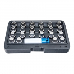 LOCKING WHEEL NUT SOCKET SET VW | SPLINE STYLE  EP6053